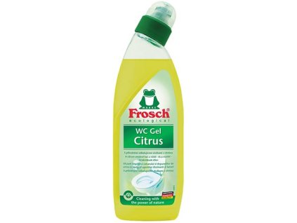 WC čistiaci gél, 750 ml, FROSCH, citrus