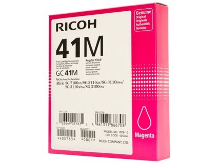 405763 Gélová náplň k tlačiarňam  SG 3100SNw, SG 7100DN, RICOH Type GC41M červená, 2,2K