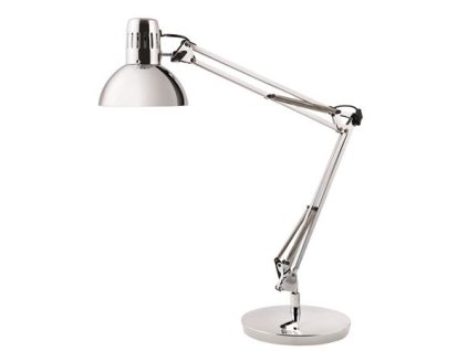 Stolová lampa, 11 W, ALBA "Architect", chrómová