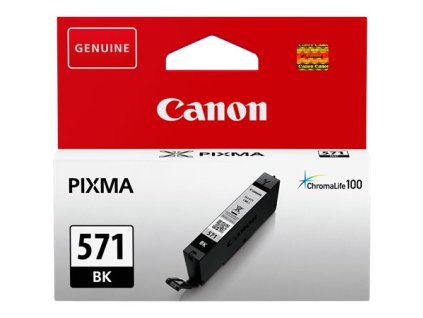 CLI-571B Atramentová náplň pre tlačiarne Pixma MG5750, 6850,7750, CANON čierna, 7 ml
