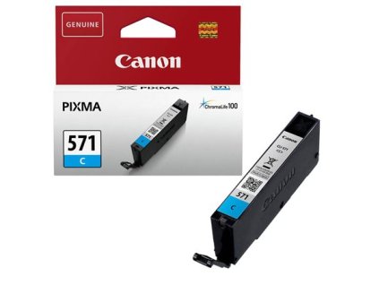 CLI-571C  náplň pre tlačiarne Pixma MG5750, 6850,7750, CANON modrá, 7 ml