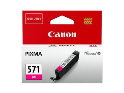 CLI-571M náplň pre tlačiarne Pixma MG5750, 6850,7750, CANON červená, 7 ml