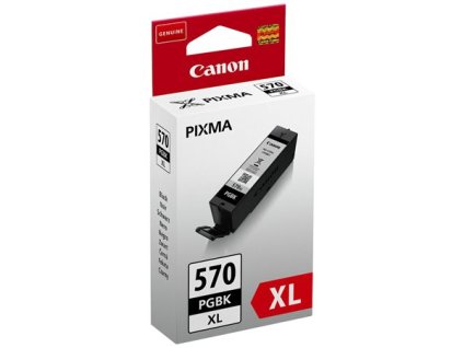 PGI-570BXL Toner pre tlačiarne Pixma MG5750, 6850, 7750, CANON čierna, 22 ml