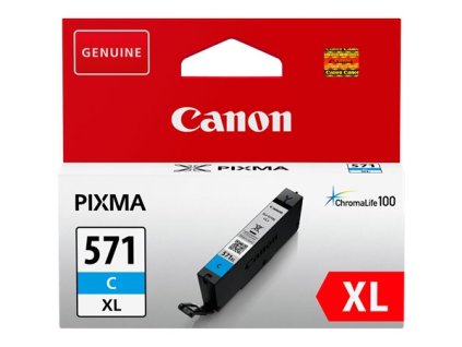 CLI-571CXL toner pre tlačiarne Pixma MG5750, 6850,7750, CANON modrá, 11 ml