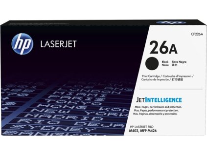 CF226A toner k tlačiarňam LaserJet Pro M402, 426, HP 26A čierna 3,1k