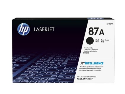CF287A Toner k tlačiarňam LaserJet M506, M527, HP 87A čierna, 9k