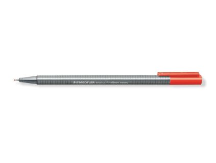 Liner, 0,3 mm, STAEDTLER "Triplus 334", neónovo červený