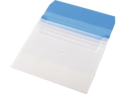 Obal na patent, A4, PP, 5 vreciek, PANTA PLAST, modrý