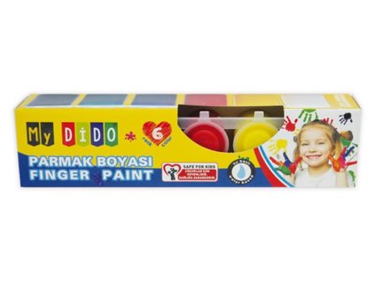 Prstové farby, sada, 6x22 ml, Südor