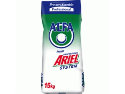 Prací prášok, 15 kg,  ARIEL "Alfa"