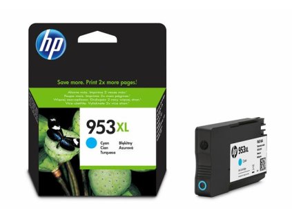F6U16AE náplň do tlačiarní OfficeJet Pro 8210, 8700 séria, HP 953XL, modrá, 1,6k