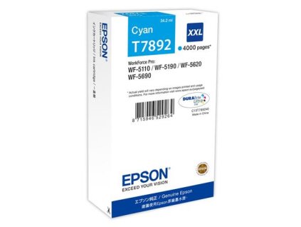 C13T789240 náplň do tlačiarní WF-5110DW, WF-5190DW, EPSON, modrá, 34,2ml