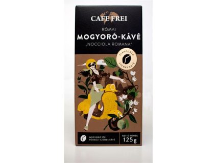 Káva, pražená, zrnková, 125 g, CAFE FREI  "Rímska oriešková káva", maďarský popis