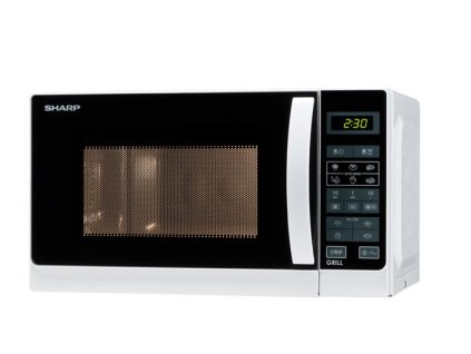 Mikrovlnná rúra s grilom, SHARP "R642WW" biela