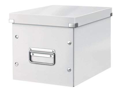 Škatuľa, rozmer M, LEITZ "Click&Store", biela