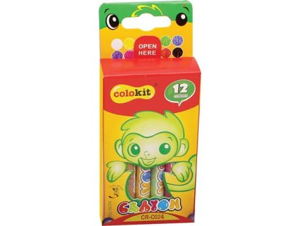 Voskovky, COLOKIT "Crayon", 12 rôznych farieb