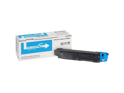 TK5140C Toner k tlačiarňam P6130cdn, M6030cdn, M6530cdn, KYOCERA modrý, 5k