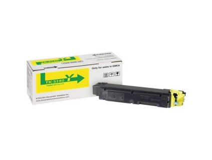 TK5140Y Toner k tlačiarňam P6130cdn, M6030cdn, M6530cdn, KYOCERA žltý, 5k