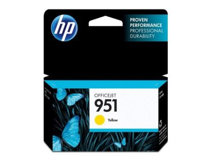 CN052AE toner k tlačiarňam OfficeJet Pro 8100, 8600, HP 951, žltý, 0,75k