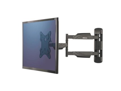 Stojan na TV, nástenný, FELLOWES, čierny