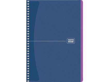 Špirálový zošit, A5, štvorčekový, 80 listov, SHKOLYARYK "Notebook",  mix
