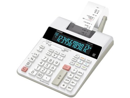 Kalkulačka, s tlačou, 12 číslic, 2 farebná tlač, CASIO "FR-2650 RC"