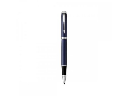 Roller, 0,5 mm, strieborný klip, modré telo pera, PARKER "IM Royal", modrá