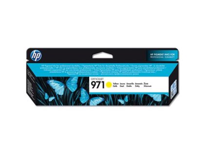 CN624AE náplň pre OfficeJet Pro X451, X476, X551, X576 tlačiarne, HP 971, žltá, 2,5k