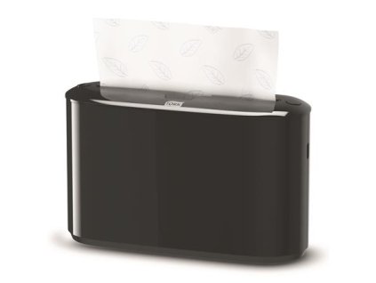 Zásobník na papierové utierky, Interfold ohyb, H2 systém, Elevation, TORK "Xpress® Multifold", čierna