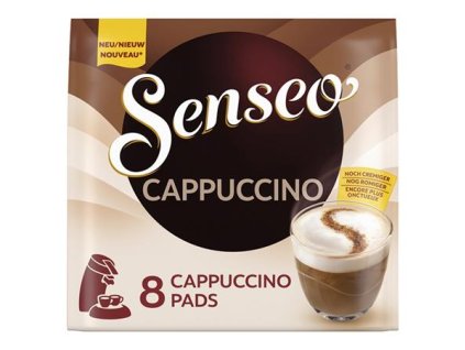 Kávové kapsule, 8 ks, 92 g, DOUWE EGBERTS "Senseo",  Cappuccino