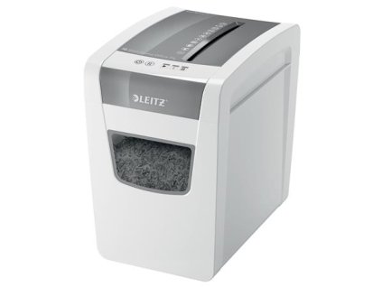 Skartovací stroj, konfety, 10 listov, LEITZ "IQ Slim Home Office"