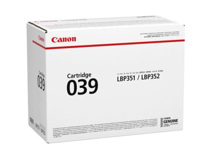 CRG-039 laserový toner i-SENSYS k tlačiarňam LBP351x, LBP352x, CANON, čierna, 11k