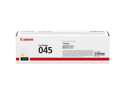 CRG-045 laserový toner i-SENSYS k tlačiarňam LBP613Cdw, LBP611Cn MF635Cx, MF633Cdw, MF631Cn, CANON, žltá, 1,3k