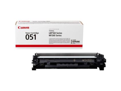 CRG-051 laserový toner i-SENSYS k tlačiarňam LBP162dw, MF269dw, MF267dw, MF264dw, CANON, čierna, 1,7k