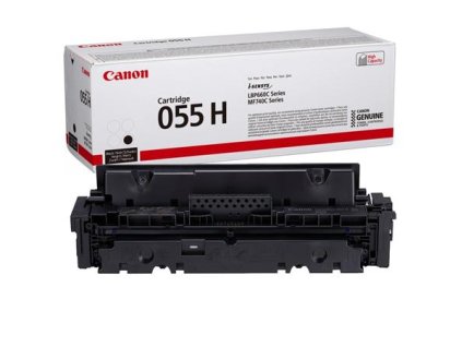 CRG-055H laserový tóner i-Sensys, k tlačiarňam LPB663, 664, MF742, 744, 746, CANON, čierna, 7,6k