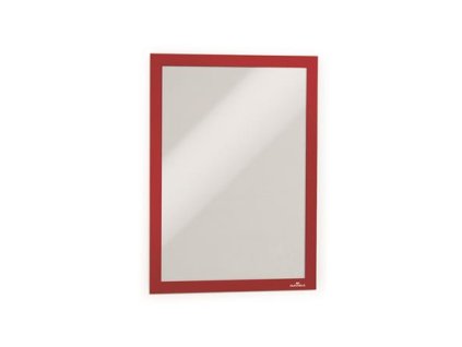 Informačný panel, A4, samolepiaci, DURABLE "DURAFRAME®", červená