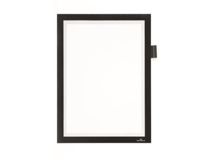 Informačný panel, A4, samolepiaci, na písanie poznámok, DURABLE DURAFRAME® "NOTE", čierna