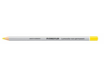 Farebná ceruzka, šesťhranná, na všetky povrchy, nepermanentná (omnichrom), STAEDTLER "Lumocolor 108", žltá