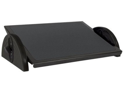 Podložka pod nohy, kovová, WEDO "Relax Steel", čierna