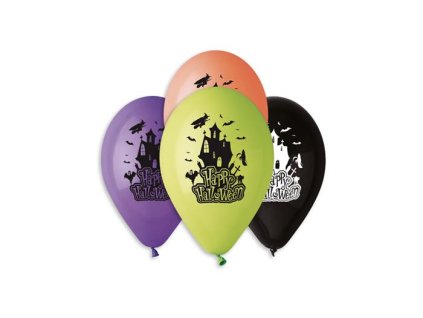Balón, 30 cm, "Halloween Kaštieľ"