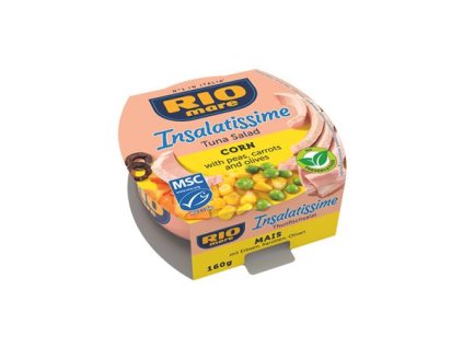 Tuniakový šalát, 160 g, RIO MARE "Insalatissime", s kukuricou