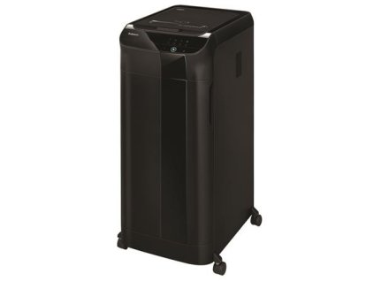 Skartovací stroj, mikro krížový rez, 550 listov, FELLOWES "AutoMax 600M", čierna