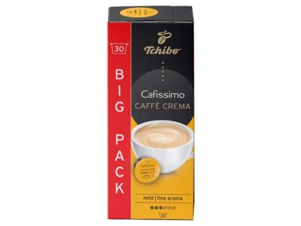 Kávové kapsule, 30 ks, TCHIBO "Cafissimo Caffé Crema Fine"