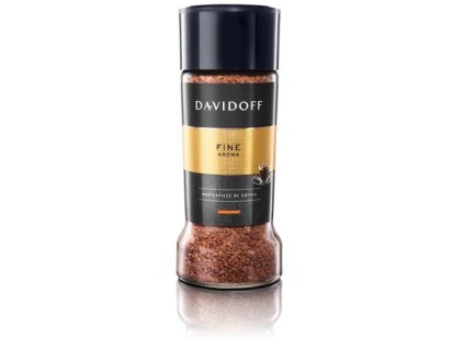 Instantná káva, 100 g, v sklenenej dóze, DAVIDOFF "Fine Aroma"