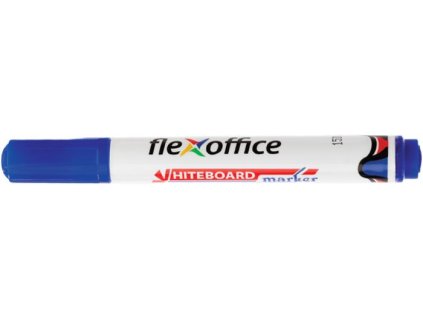 Popisovač na tabule, 2,5 mm, kužeľový hrot, FLEXOFFICE "WB03", modrá