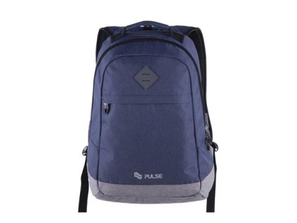 Batoh, s priehradkou na notebook, PULSE, "Bicolor", modro-sivá