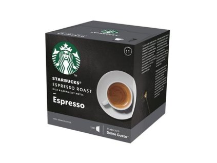 Kávové kapsule, 12 ks, STARBUCKS by Dolce Gusto®, "Espresso Roast"