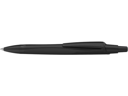 Guľôčkové pero, 0,5 mm, SCHNEIDER "Reco M", čierna, s náplňou 0,5 mm,"Eco 725 M", modrá