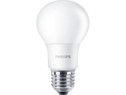 LEd žiarovka, E27, guľa, A60, 5.5W, 470lm, 2700K, PHILIPS "CorePro"