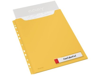 Euroobal, A4 maxi, LEITZ "Cosy Privacy", teplá žltá
